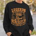 25 Year Old Gifts Legends Born In 1998 Vintage 25Th Birthday Sweatshirt Gifts for Him