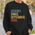 25Th Birthday Gift 25 Year Old Legend Since September 1996 Sweatshirt Gifts for Him