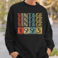 30 Year Old Gifts Made In 1993 Vintage 1993 30Th Birthday Men Women Sweatshirt Graphic Print Unisex Gifts for Him