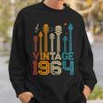 59Th Birthday Gifts Vintage 1964 Guitarist Guitar Lovers Sweatshirt Gifts for Him