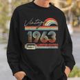 60 Year Old Born In 1963 Vintage 60Th Birthday Gifts Men Sweatshirt Gifts for Him