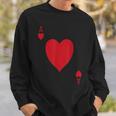 Ace Of Hearts Deck Of Cards Matching Halloween Costume Sweatshirt Gifts for Him