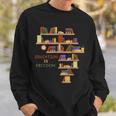 Africa Education Is Freedom Library Book Black History Month Sweatshirt Gifts for Him