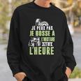 Agriculteur-Je Bosse À Lhectare Sweatshirt Geschenke für Ihn