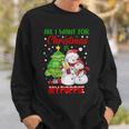 All I Want For Christmas Is My Poppie Snowman Christmas Men Women Sweatshirt Graphic Print Unisex Gifts for Him