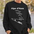 Alpe Dhuez Serpentinen France Radsport Sweatshirt Geschenke für Ihn