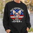 American Flag 4Th Of July Gift Sphynx DadCat Lovers Sweatshirt Gifts for Him