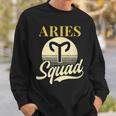 Aries Zodiac Design Vintage Retro Squad Gift Sweatshirt Gifts for Him