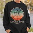 Australian Cattle Dog - Vintage Australian Cattle Dad Sweatshirt Gifts for Him