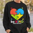 Autism Awareness- Be Kind Puzzle Heart Kindness Sweatshirt Gifts for Him