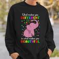 Autism Elephant What Makes You Different Makes You Beautiful Sweatshirt Gifts for Him