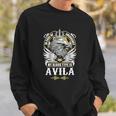 Avila Name- In Case Of Emergency My Blood Sweatshirt Gifts for Him