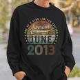 Awesome Since June 2013 10Th Birthday Gifts For 10 Year Old Sweatshirt Gifts for Him