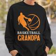 Basketball Opa Schwarzes Sweatshirt mit Spielergrafik Geschenke für Ihn