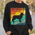 Bernedoodle Vintage Retro Dog Lover Mom Dad Gift Sweatshirt Gifts for Him