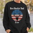 Best Buckin Dad Ever Funny Gift Deer Hunter Cool Hunting Gift For Mens Sweatshirt Gifts for Him