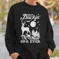 Best Buckin Opa Ever Deer Hunting Fathers Day Gift Gift For Mens Sweatshirt Gifts for Him