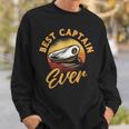 Best Captain Ever Captain Boating Sweatshirt Gifts for Him
