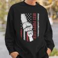 Best Dad Ever Poppy American Flag For Dad Sweatshirt Gifts for Him