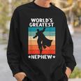 Best Nephew Ever Worlds Greatest Nephew Sweatshirt Gifts for Him
