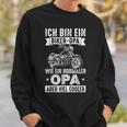 Biker-Opa Wie Normaler Opa Aber Viel Cooler Motorrad Sweatshirt Geschenke für Ihn