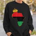 Black King Queen Couple Matching African American Valentine Sweatshirt Gifts for Him