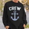 Boating Captain Crew Pontoon Nautical Gift Sailing Anchor Sweatshirt Gifts for Him
