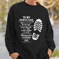 Bonus Dad Fathers Day Gift From Stepdad For Daughter Son Tshirt V2 Sweatshirt Gifts for Him