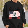 Borzoi Dog Worlds Best Dog Dad Ever Fathers Day Sweatshirt Gifts for Him