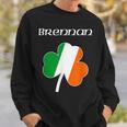BrennanFamily Reunion Irish Name Ireland Shamrock Sweatshirt Gifts for Him