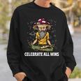 Celebrate All Wins Motivierendes Zitat Happiness Sweatshirt Geschenke für Ihn