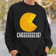 Cheeeeese Ironisches Zitat Käserei Bio-Lebensmittel Sweatshirt Geschenke für Ihn