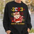 Chinese New Year 2023 Cute Dragon Year Of The Rabbit Zodiac Men Women Sweatshirt Graphic Print Unisex Gifts for Him