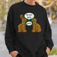 Chocolate Bunny Easter Basket Funny Ns Gift My Butt Hurts Sweatshirt Gifts for Him