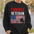 Combat Veteran Us Army Us Navy Us Air Force Sweatshirt Gifts for Him