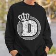 Cool Abc Name Letter D Character D Case Alphabetical D Sweatshirt Gifts for Him