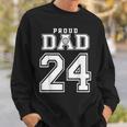 Custom Proud Volleyball Dad Number 24 Personalized For Men Sweatshirt Gifts for Him
