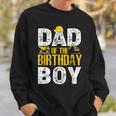 Dad Of The Bday Boy Construction Bday Party Hat Men Sweatshirt Gifts for Him