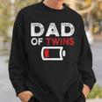 Dad Of Twins Fathers Day Gifts Sweatshirt Gifts for Him