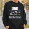 Dad The Man The Myth The Legend Stars Sweatshirt Gifts for Him