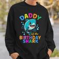 Daddy Of The Shark Birthday Dad Matching Family Bday Sweatshirt Gifts for Him