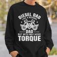 Diesel Mechanic Dad Automobile Fathers Day Funny Gift Design Sweatshirt Gifts for Him