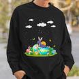 Dinosaur Pet Hatched Hatching From Easter EggRex Easter Sweatshirt Gifts for Him