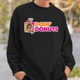 Doin Donuts Funny Car Enthusiast Automotive Sweatshirt Gifts for Him