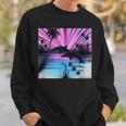 Dolphin Airbrush Painting Sea Creature Ocean Animal Gift Sweatshirt Gifts for Him