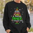 Elf Dance Teacher Best Way Christmas Cheer Is Teaching Dance V3 Men Women Sweatshirt Graphic Print Unisex Gifts for Him