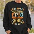 Est 2001 Limited Edition 21. Geburtstag Sweatshirt, Jubiläums-Design Geschenke für Ihn