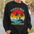 Family Vacation Vintage Retro Puerto Rico San Juan Beach Sweatshirt Gifts for Him