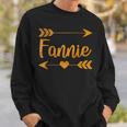 Fannie Personalized Name Funny Birthday Custom Mom Gift Idea Men Women Sweatshirt Graphic Print Unisex Gifts for Him