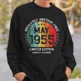 Fantastisch Seit Mai 1955 Männer Frauen Geburtstag Sweatshirt Geschenke für Ihn